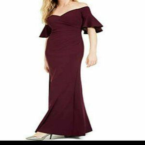 Calvin Klein Sweetheart over the shoulder size 2 (aubergine)